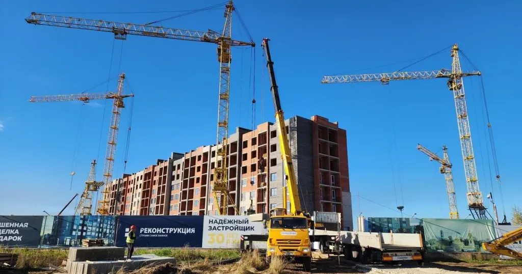 В Кашире строят новый квартал на 500 квартир