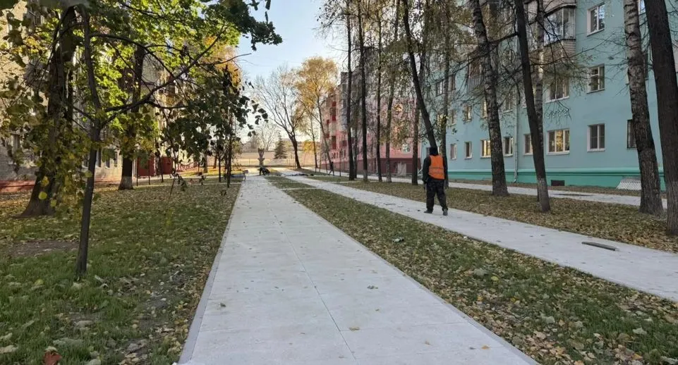 В Люберцах завершают благоустройство сквера на Куракинской