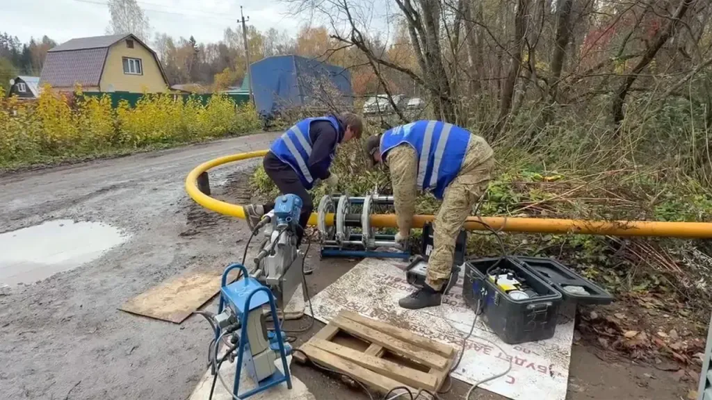 В Старотеряеве завершают строительство газопровода