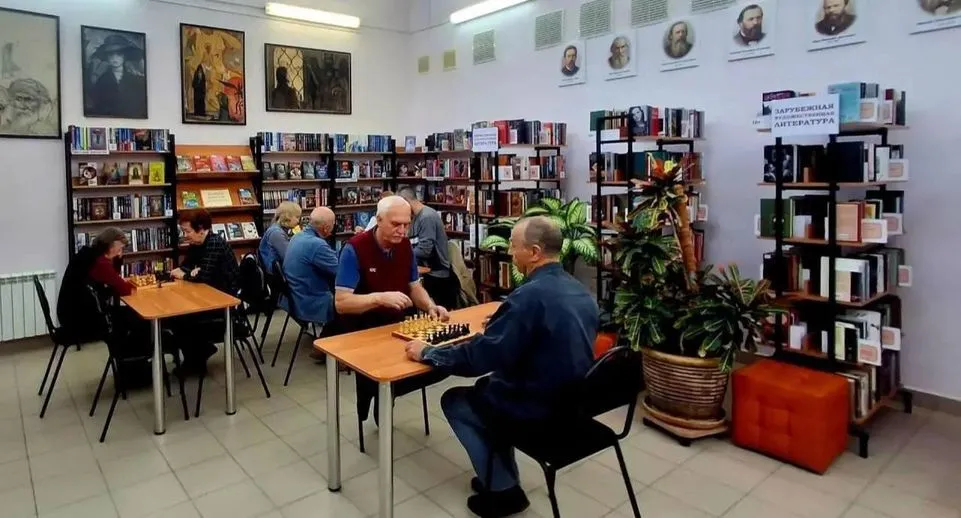 В Пушкино для «Активного долголетия» организовали шахматные занятия