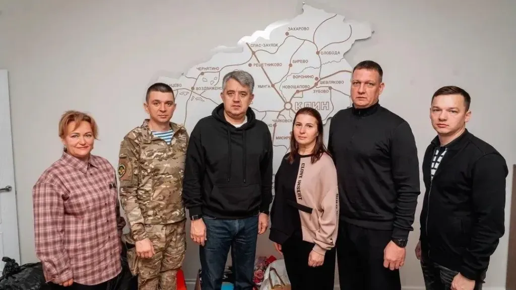 Бойцу СВО из Клина передали стройматериалы для позиций