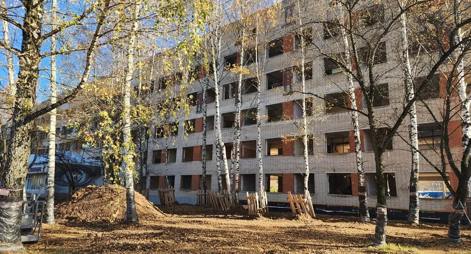 Хирургический корпус Наро-Фоминской больницы готовят к зиме